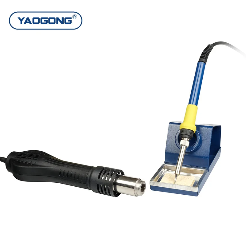 YAOGONG 761D Rework Station 2 in 1 Automatic BGA SMD Smart Induction LED Digital Display Hot Air Gun Soldering Station