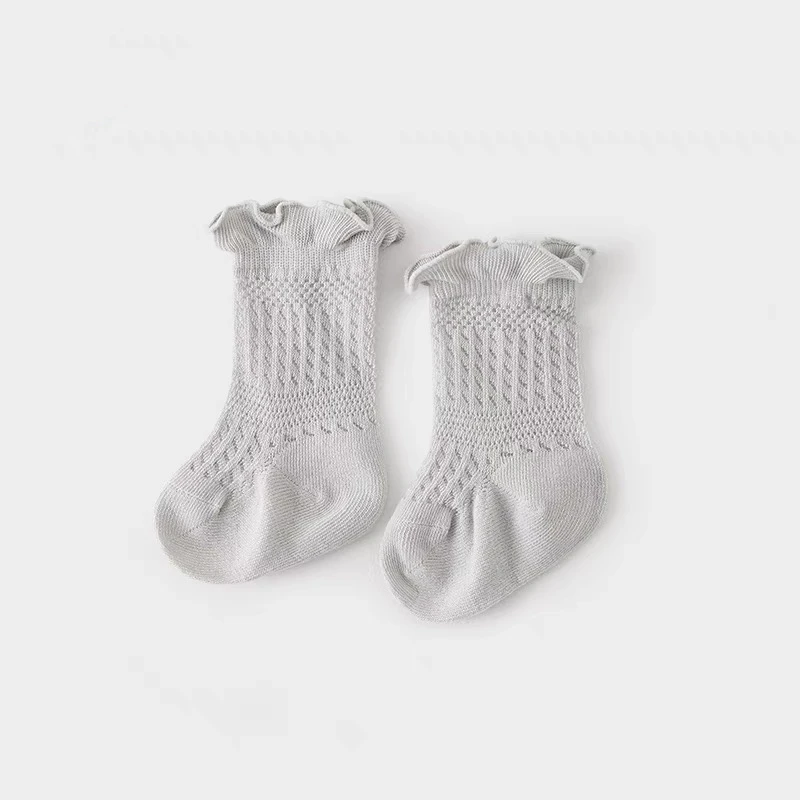 Socks supplier Good quality ankle cotton customer lady size pink/white/green/yellow kids dress socks with big flower