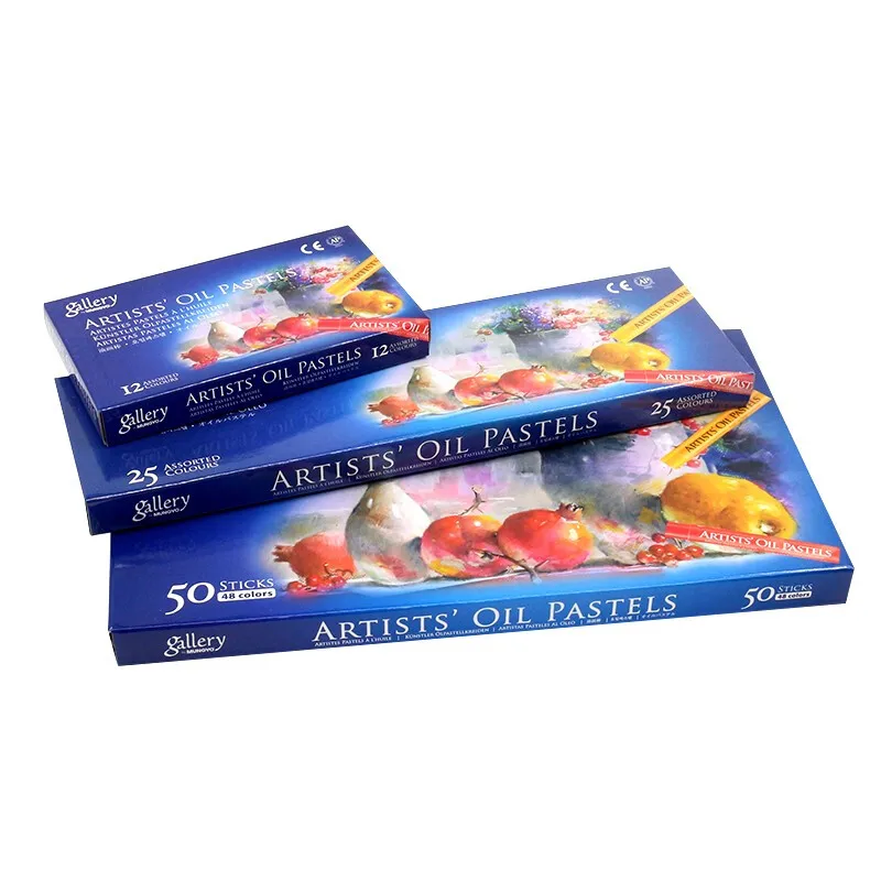 2021 new design multiple uses college-level economic oil pastel stick short round