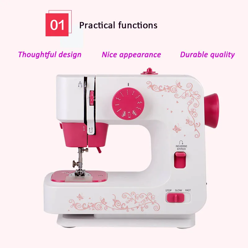 Home electric mini sewing machine supports battery function