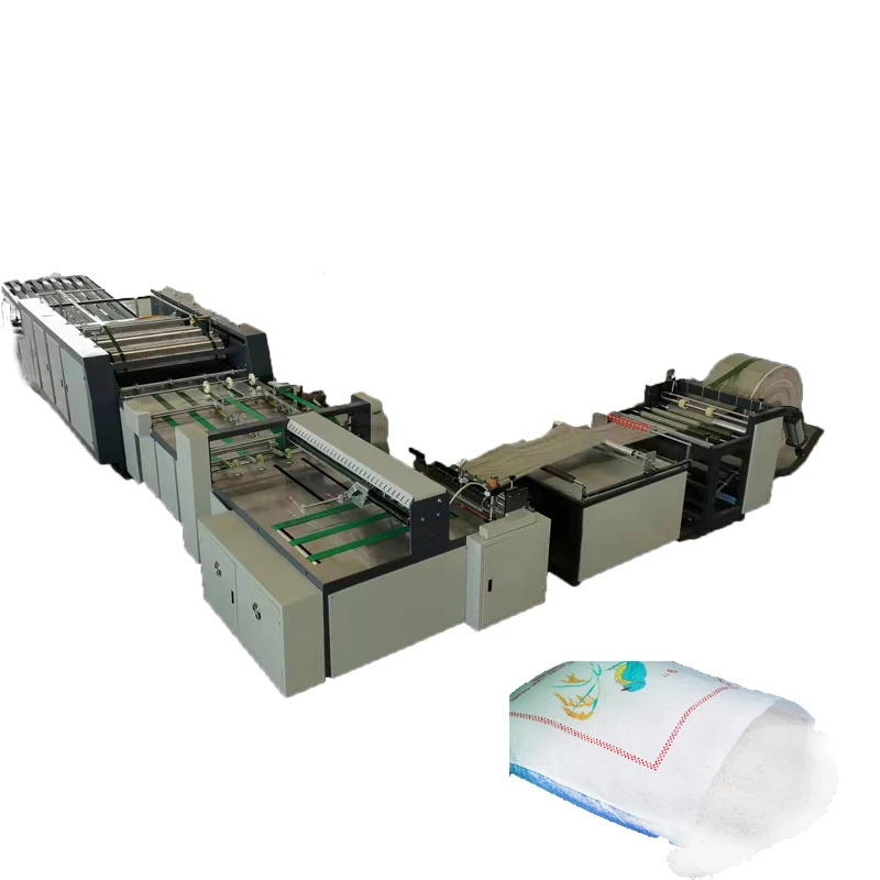Cold & Hot Cutting Sewing Bagging Printing Machine nylon PP woven bags agricultural product  storage bag Making Machine