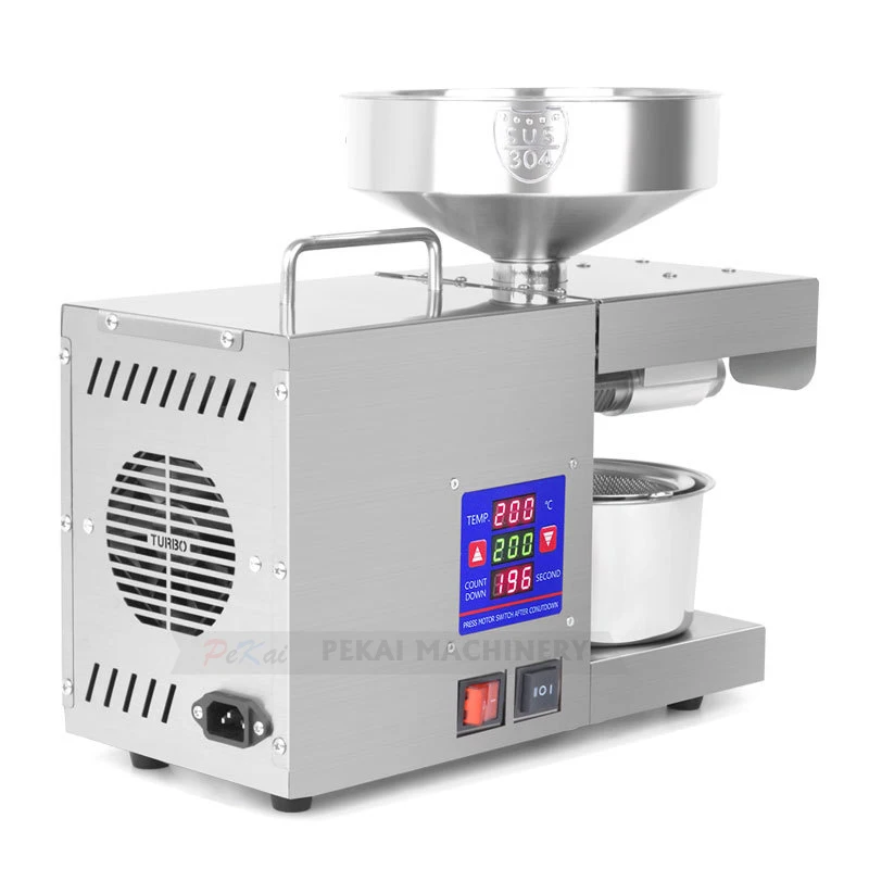 Automatic Oil Press Machine Oil Extractor Cold & Hot Pressing Machine For Peanut Coconut Olive Seed