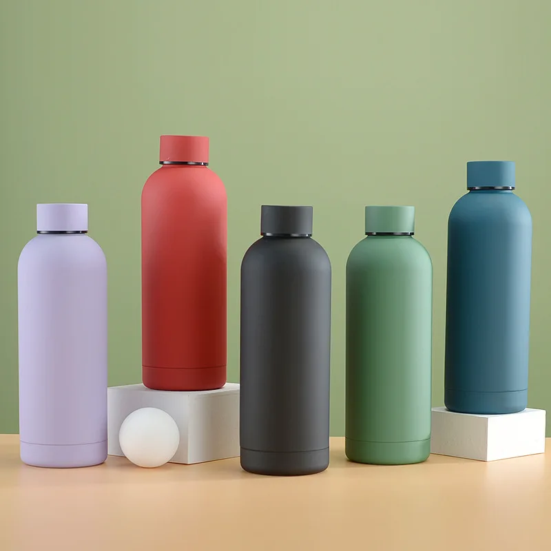 Botella de agua gym Wholesale Custom Double Wall Stainless Steel Thermo Water Bottle Vacuum Flasks