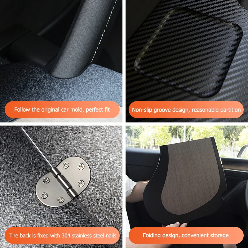 portable car interior accessories dining table for car seat food tray table foldable car desk for Tesla