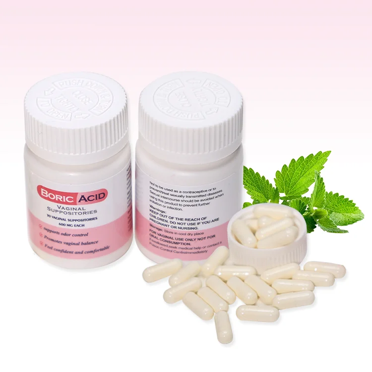 Latest Design Reasonable Price Vagina Cleaning Pills Vaginal Suppositories Feminine Yoni Pops Boric Acid Capsules
