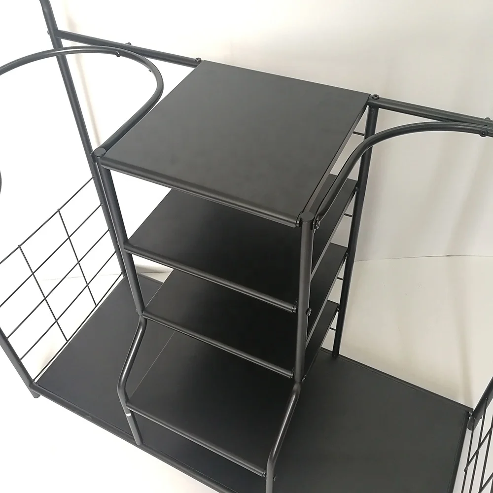 High Quality Golf Club Organizer Display Double Bag Storage Floor Stable Rack