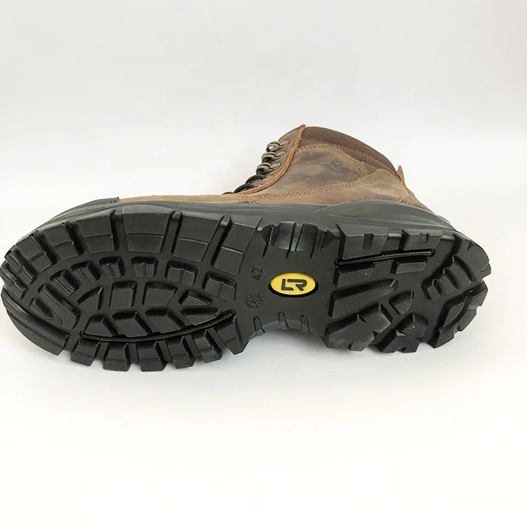 
China Factory Wholesale fashionable High Quality genuine leather safety shoes steel toe ankle high work shoes 