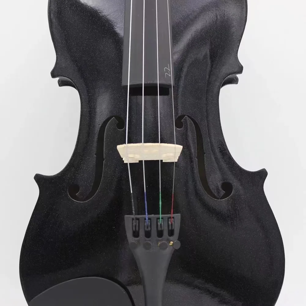 2 Years Warranty Ebony Case Handmade Flamed Maple Violin