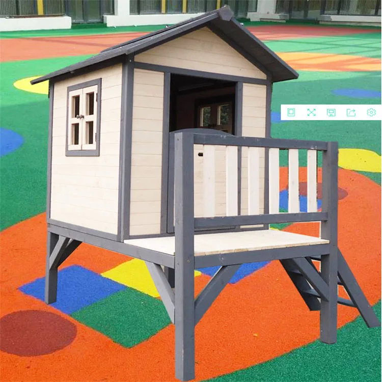 Качественное оборудование для деревянной игровой площадки под заказ, детский деревянный игровой домик