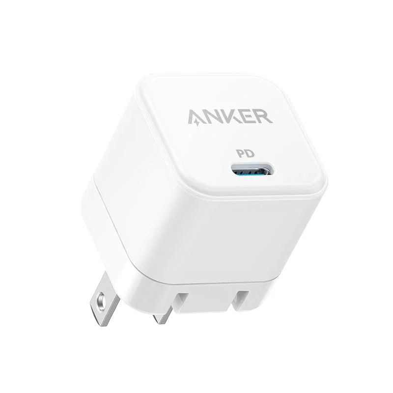 Original Anker PowerPort III 20W Cube Fast USB Type C Charger Foldable Plug The Powerful Foldable Charger for Phones Tablets