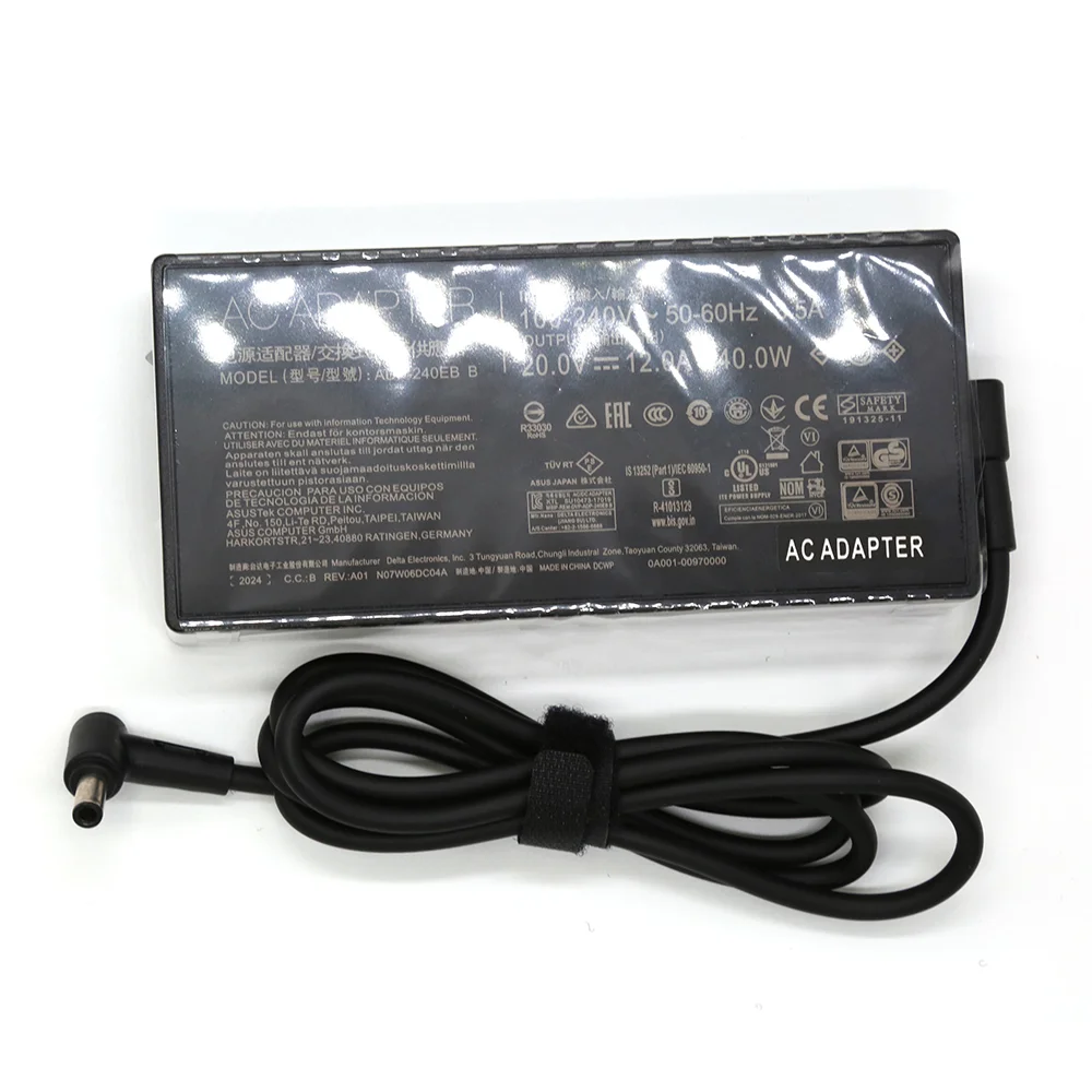 20V 12A 240W AC Adapter Laptop Charger For ASUS ROG 15 GX550LXS RTX2080 adapter ADP-240EB B Power Supply for Asus 6.0 x 3.7mm
