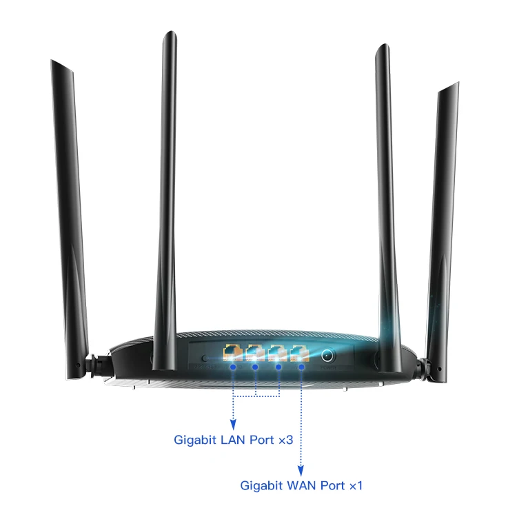 Speedefy teno network wifi router with parental controls gaming gigabit dual band router wifi router extender