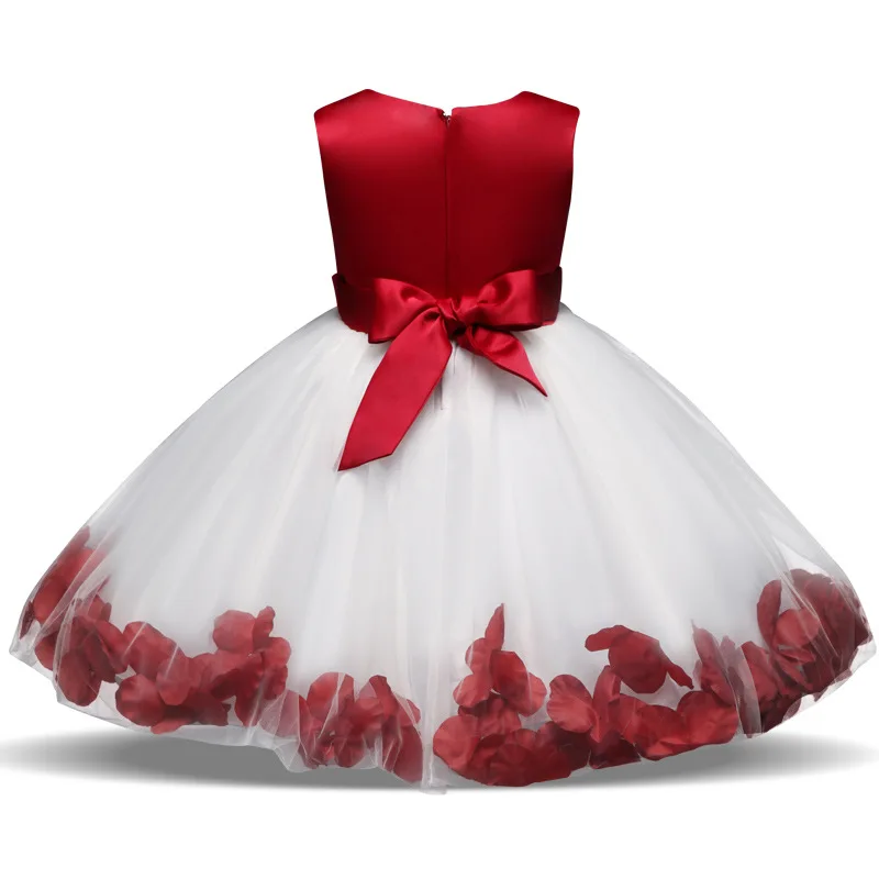 88239  Kids Party Wear Frocks Image Child Baby Dress Model Elegant Flower Girls Party Dresses Children Wear