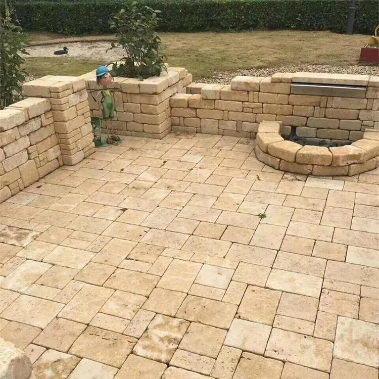 Premium Quality outdoor paver Stone Floor Natural Stone Flooring Travertine Tile