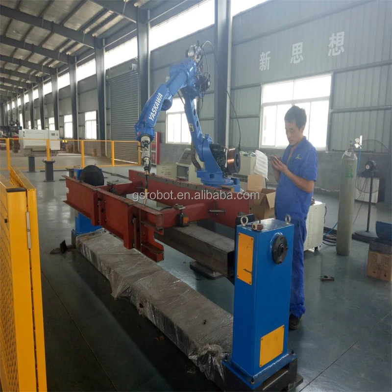 Chinese Auto rotating welding positioner table 300-1000KG for 6 axis robot