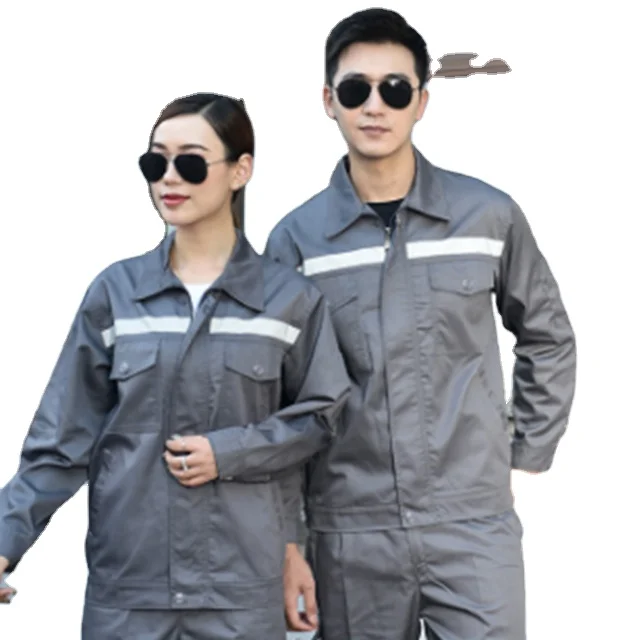 
Working clothes suit male reflective strip sanitation engineering site auto repair overalls work wear 