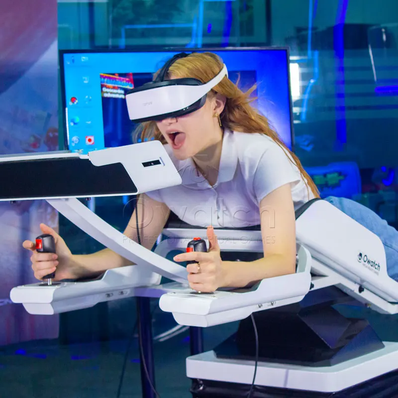 Customized Design VR Full Motion virtual reality 9d Flight Simulator Cockpits For Sale
