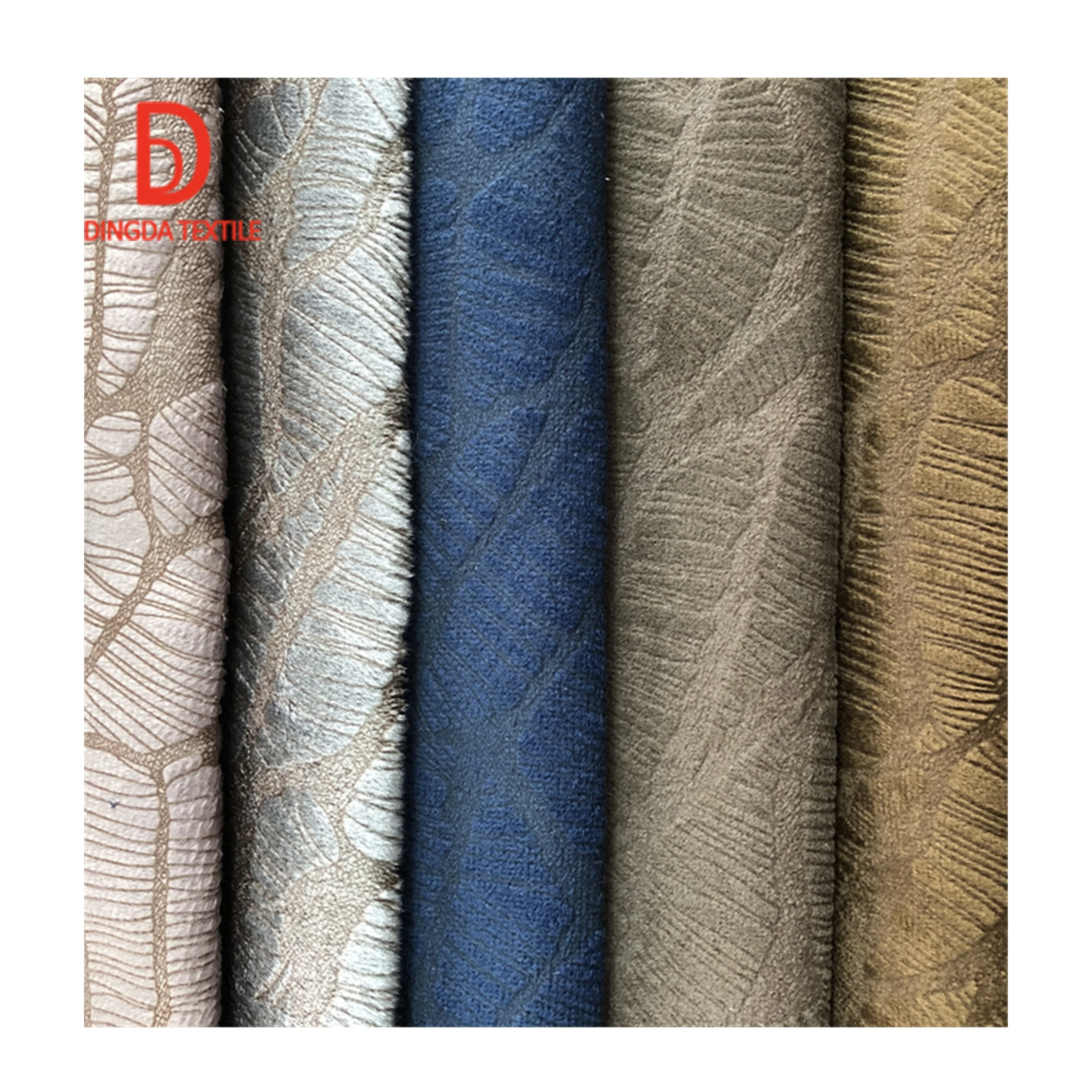 Sofa fabric manufacturers custom printed Dutch velvet upholstery fabric car seat cover