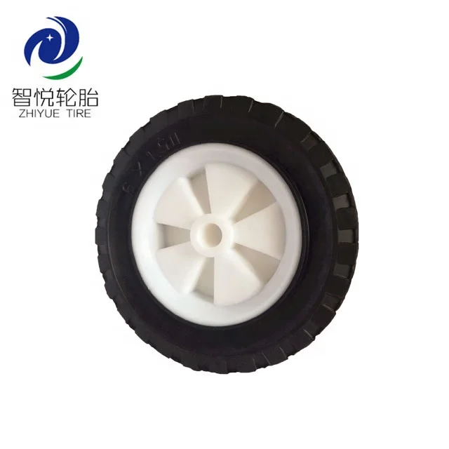 Small wheels and tires/diameter 150mm rubber wheel/lawn & garden mower tire