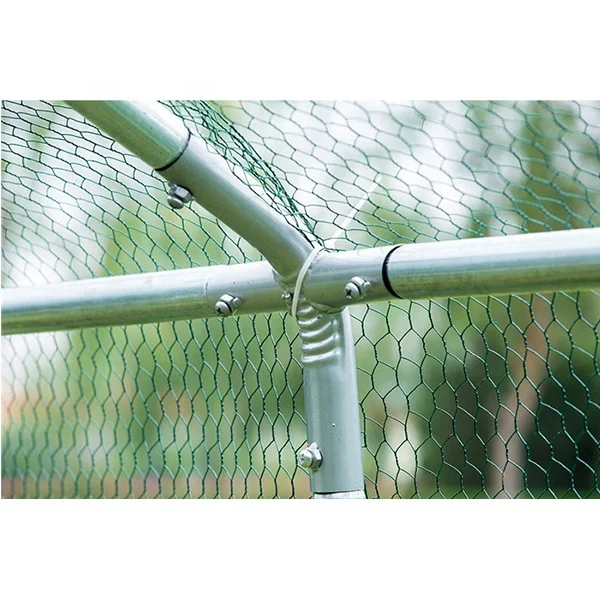 Large  walk in chicken enclosures barn galvanized metal chicken coop with lid