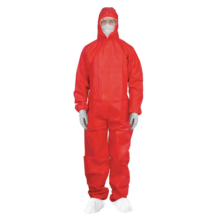 Factory Wholesale Non Woven Safety Protective Jumpsuits Disposable Coverall