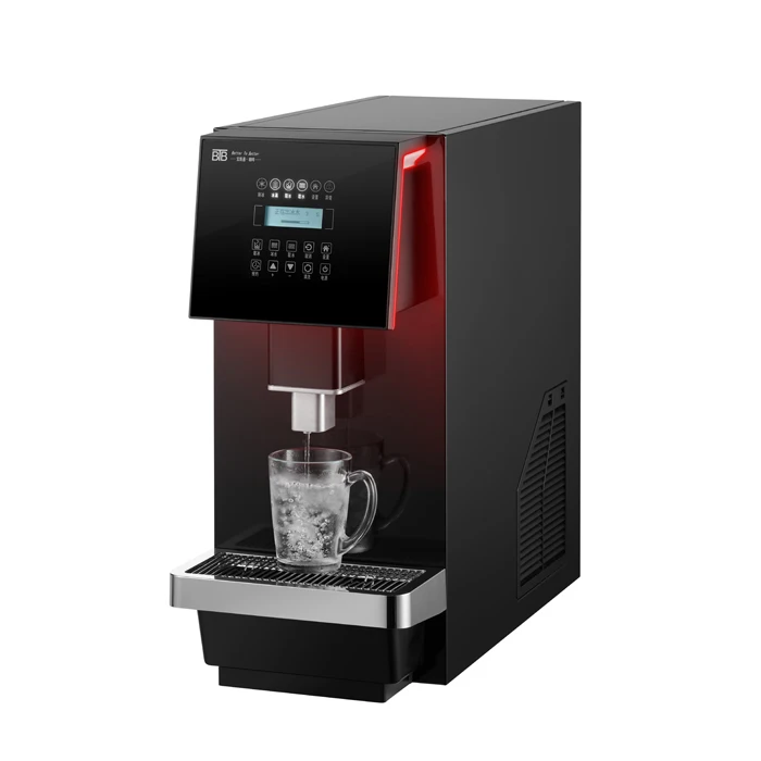 One touch Ice-making household hotel cafe OEM&ODM 30kg one day small crushed ice Stainless Steel automatic ice maker