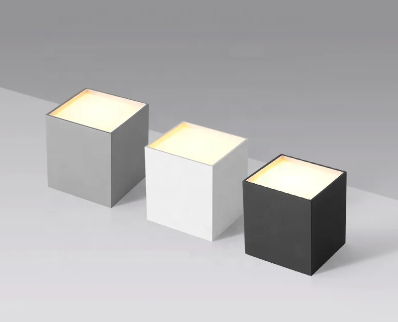 New LED ceiling suspended down light square surface mounted SMD 5W 9W 12W downlight IP GX 60 degrees