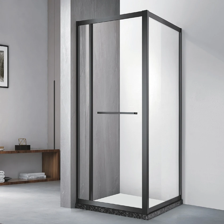 Good Selling bathroom cabin luxury design black shower enclosure corner poland bath 8mm glass shower cabin price in pakistan