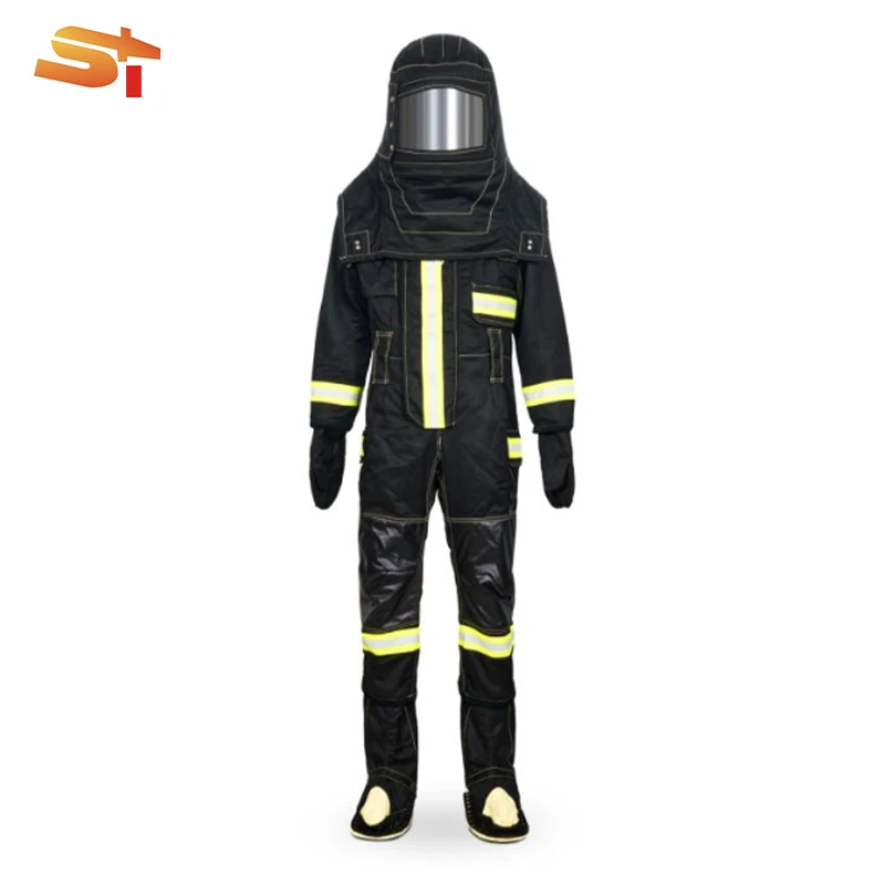 Wholesale  Price Dragon Resistant Anti For Proof Car Patio Firefighting Fireman Approach Simple Fire Fighting Suit