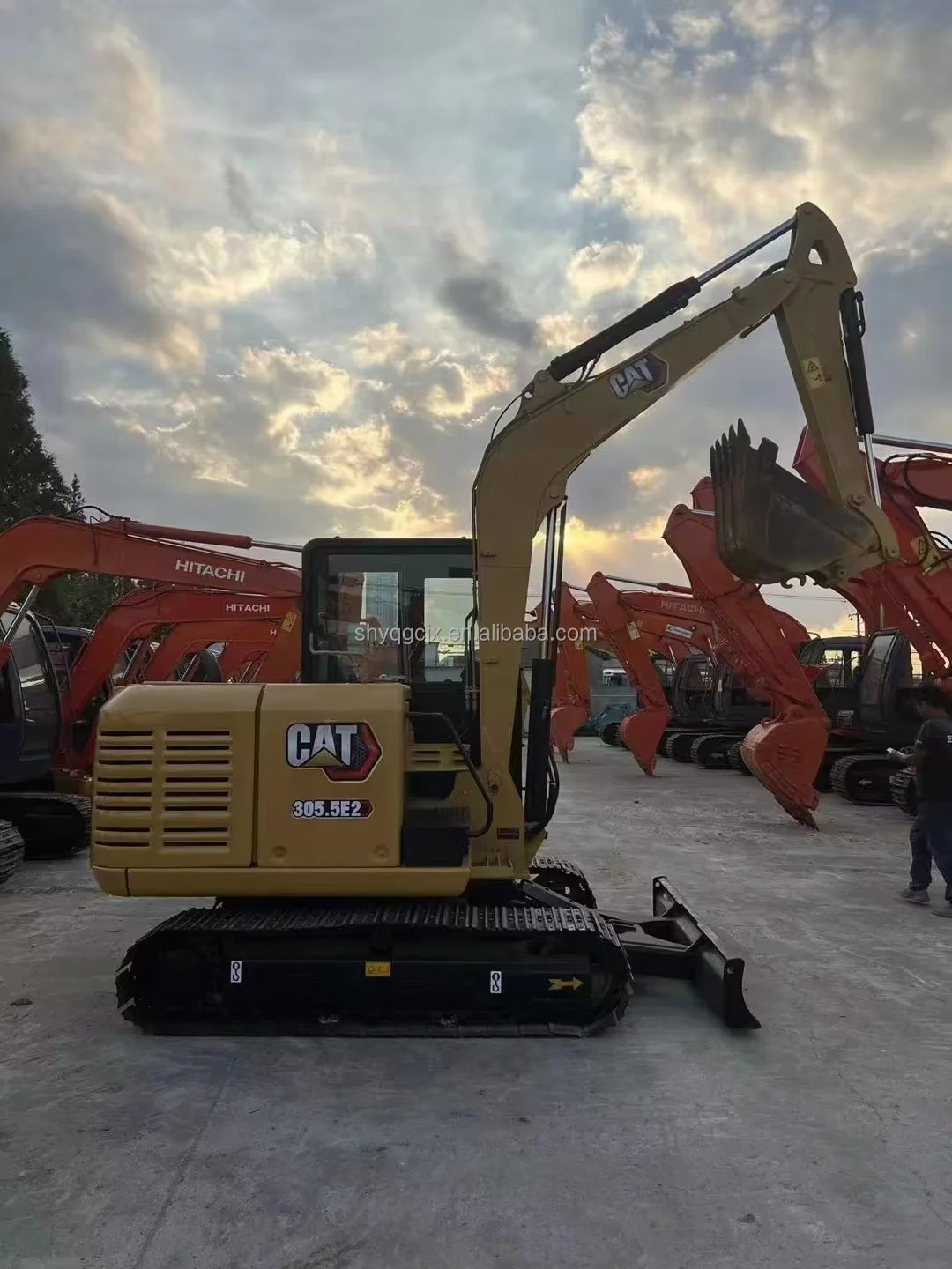Оригинальный японский экскаватор CAT305.5E 5 тонн мини-гидравлический гусеничный CAT306 307 308