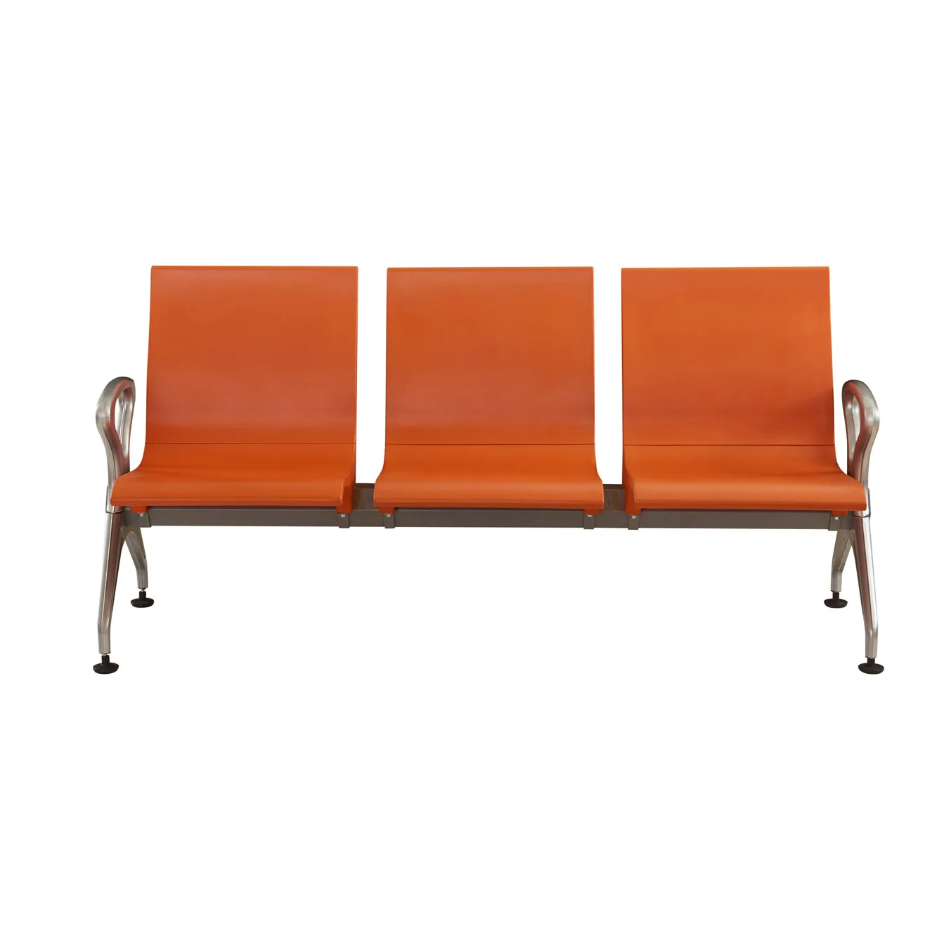 2/3/4 Seats Public Seating Gang Chair PU Leather Cushion  Airport Bench Hospital Station Waiting Room Chairs