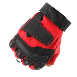 Army Hard Knuckle Sport Hiking Hunting Cycling Shooting Half Finger Glove touch screen glove