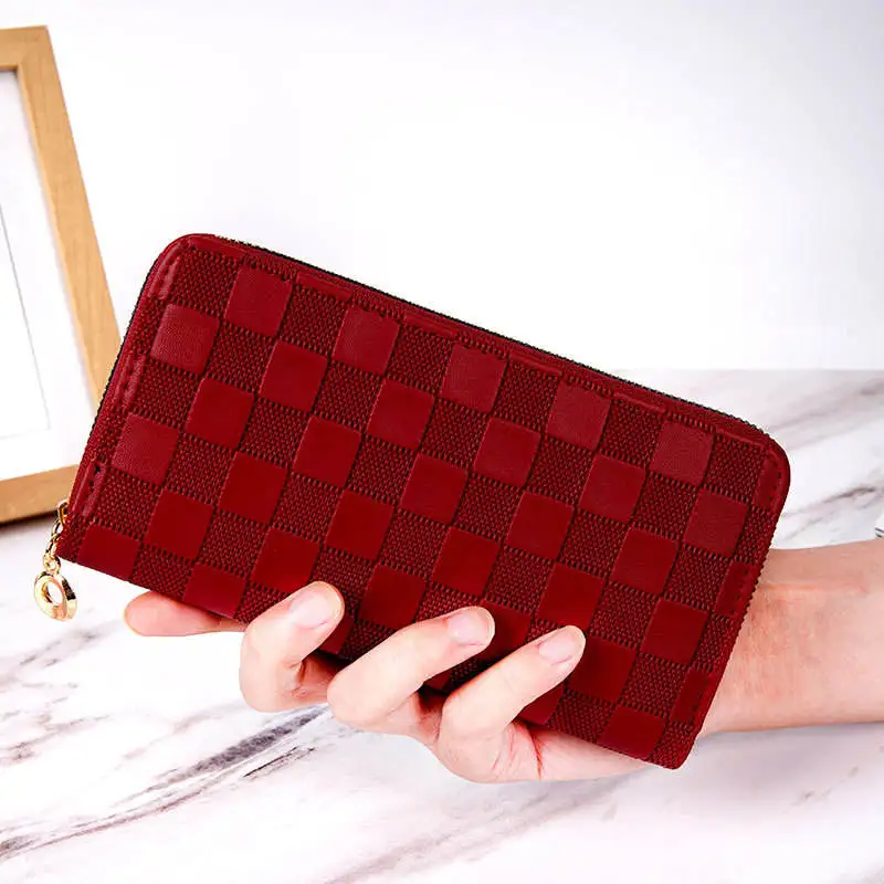 Hot Sale Product fashion trendy luxury wallets for women card holder designer cheap wholesale clutch purses