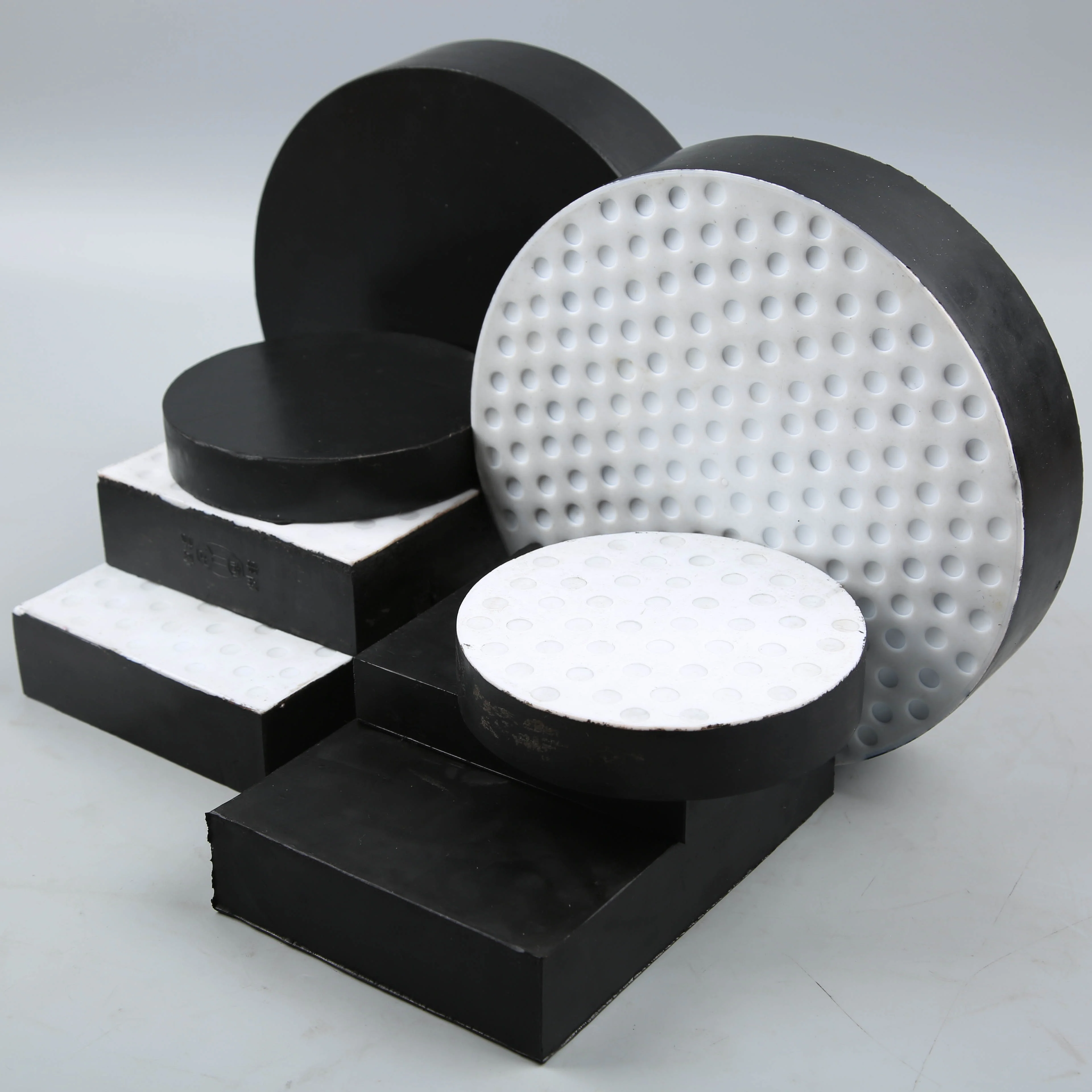 China manufacturer elastomeric bearing pads with rubber structural neoprene plastic expansion joints block support for bridge