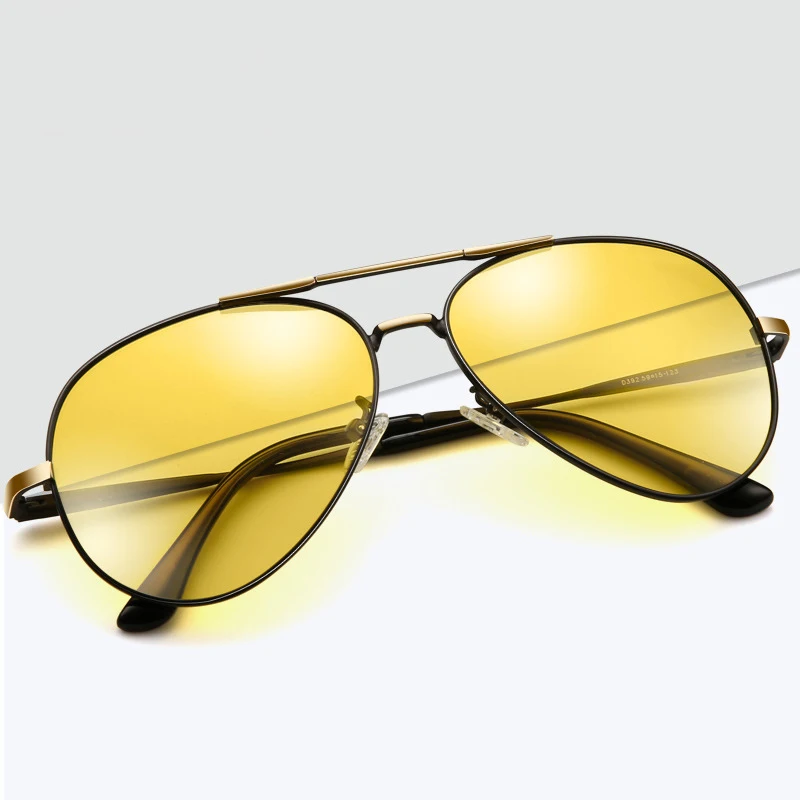 DOISYER  Luxury Fashion Day And Night Polarized Photochromic Night Vision Glasses Metal High Definition View Driving Sunglasses