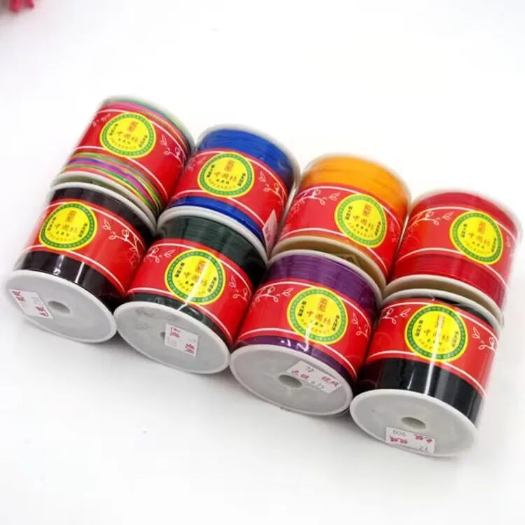 Nylon thread 100 meters 0.8mm for Bracelets red polyester sewing thread Chinese knot tassel thread