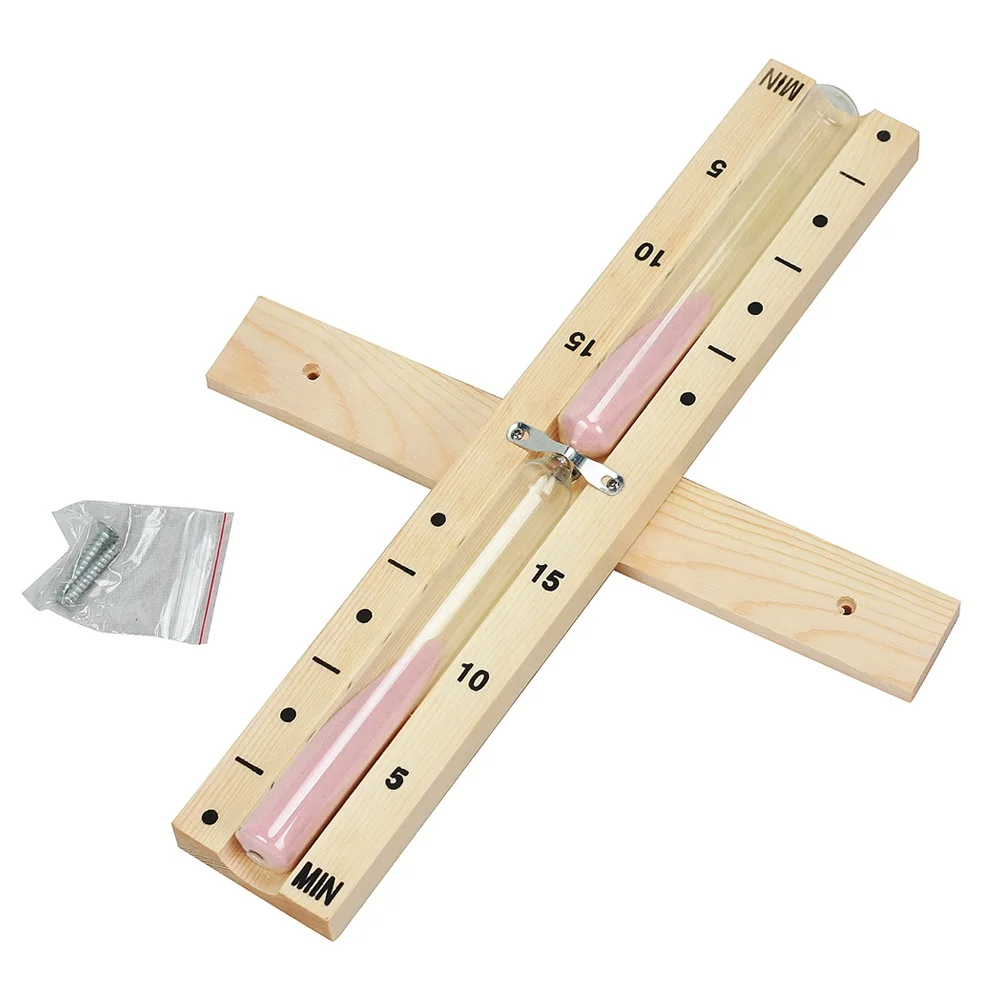 Wall Mounted Hourglass 15 Min Sauna Room Sand Glass Clock /Sauna Sand timer