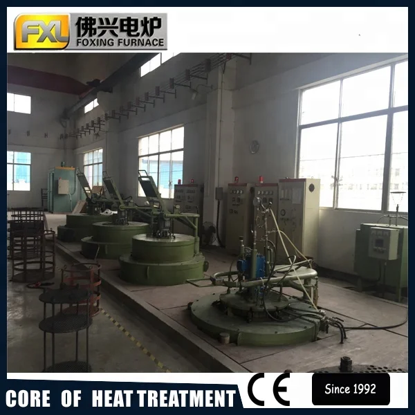 new design factory price pit type tempering oven for steel gears hardening