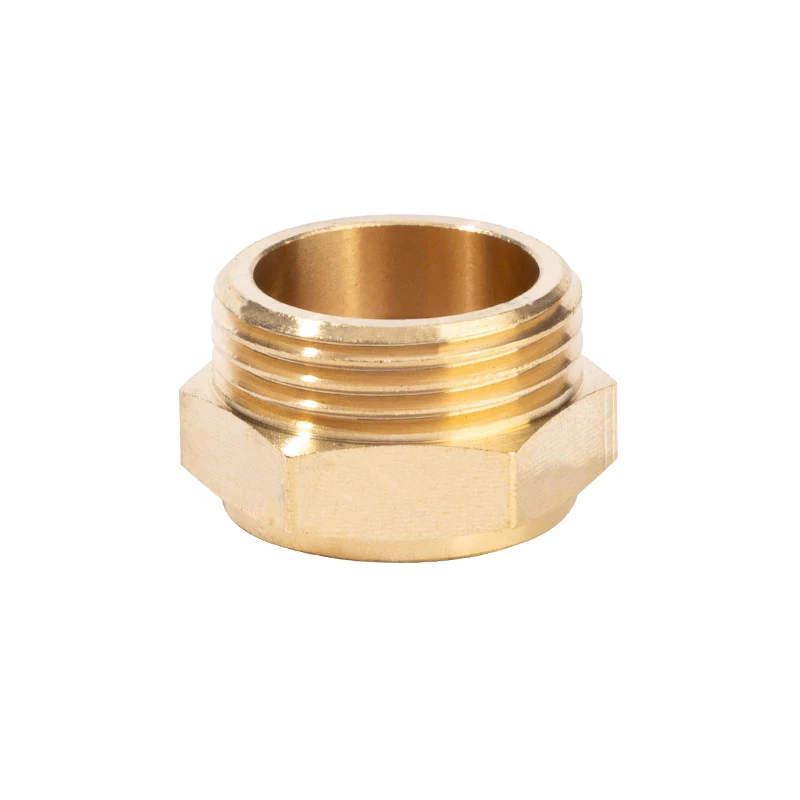 Custom Forged Brass Compression Joint For Production Of Copper Pipe Mamelon Reduction Male Female