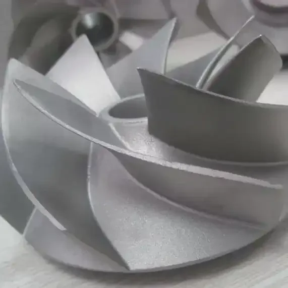 Desen Customized Professional Iron Casted Impeller Stainless Steel Casting Water Pump Impeller