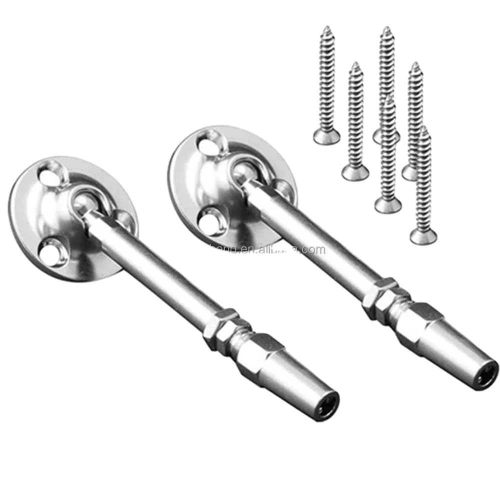 Rail Easy System Swivel Terminating End / Turnbuckle and Cable Tensioner-Flat for Cable Railing kits Hardware