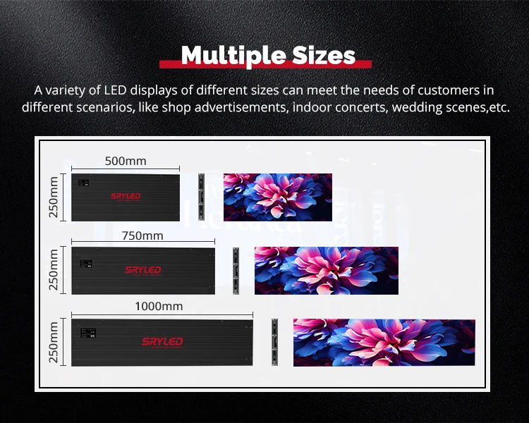 Pixel Pitch 1.9mm 2mm 2.5mm 2.6mm HD 4K Indoor LED Video Wall Portable High Resolution LED Panel Display Screen For TV Studio