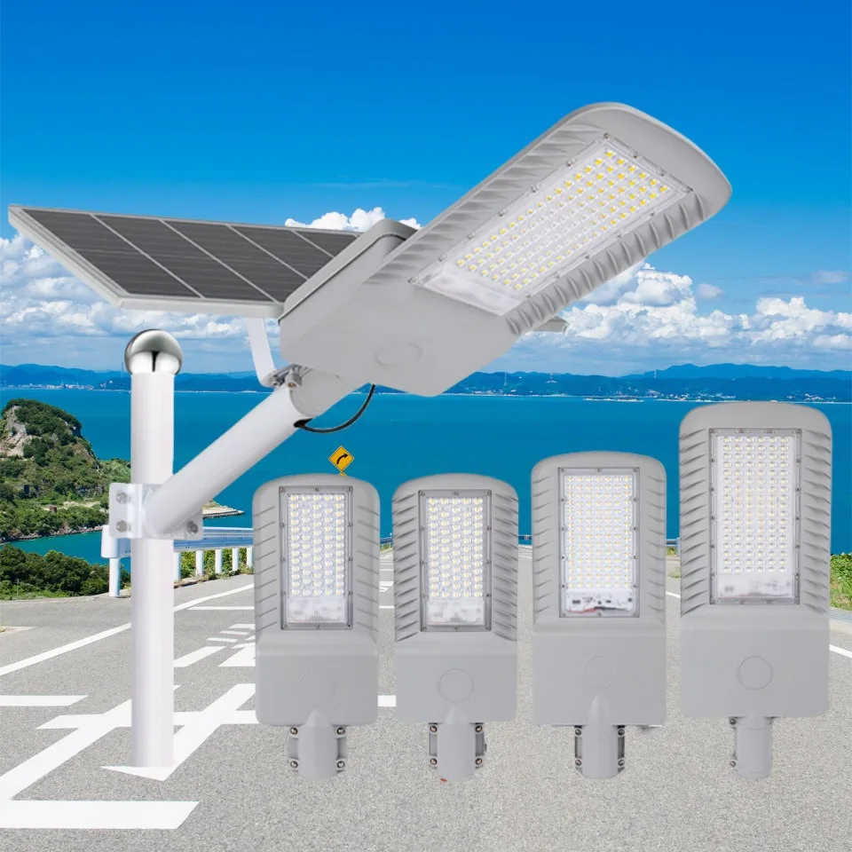 High Quality outdoor waterproof lithium battery for solar pole lights road all in one remote control solar garden street light