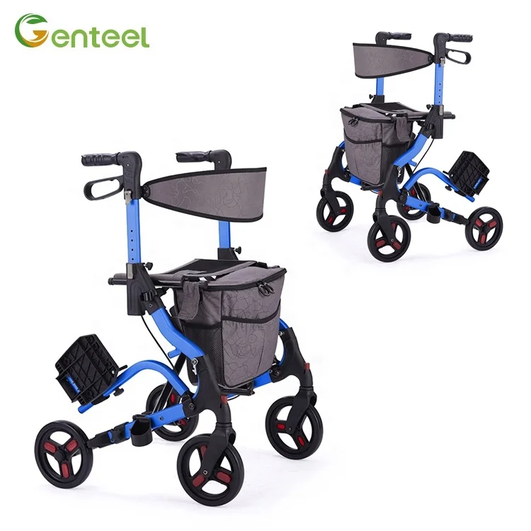 Height Adjustable Wheelchair Handicapped Equipment Medical Walker For Patients