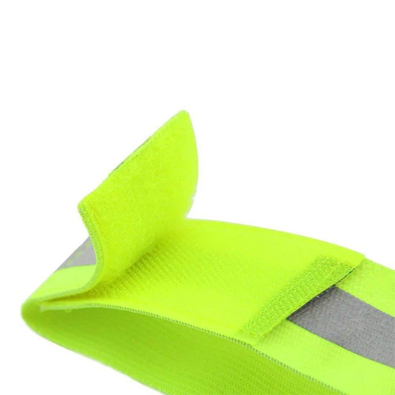 Adjustable Elastic Wrist Arm Ankle Band Running Reflective Wristband Armbands Safety Reflective Band With Hook and Loop