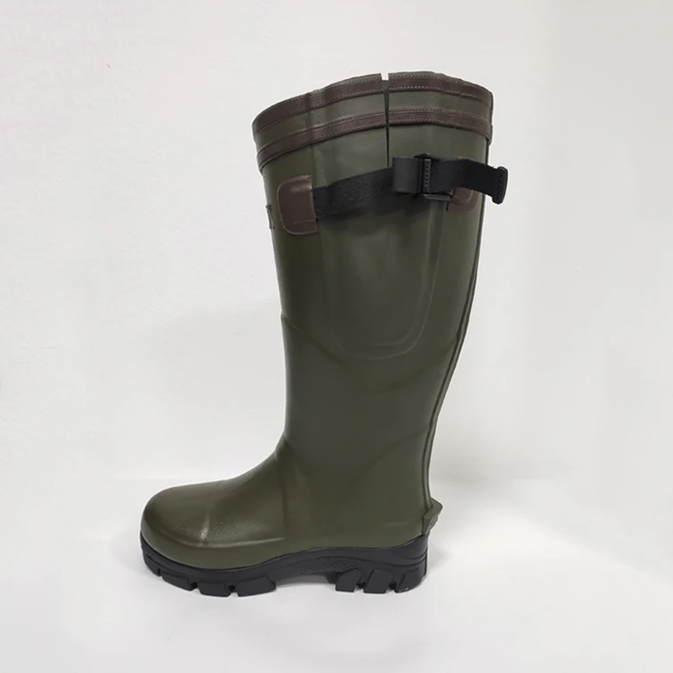 Four Seasons Durable High Quality Men Women Waterproof Rubber Hunting Rain Boots for Outdoor Activities