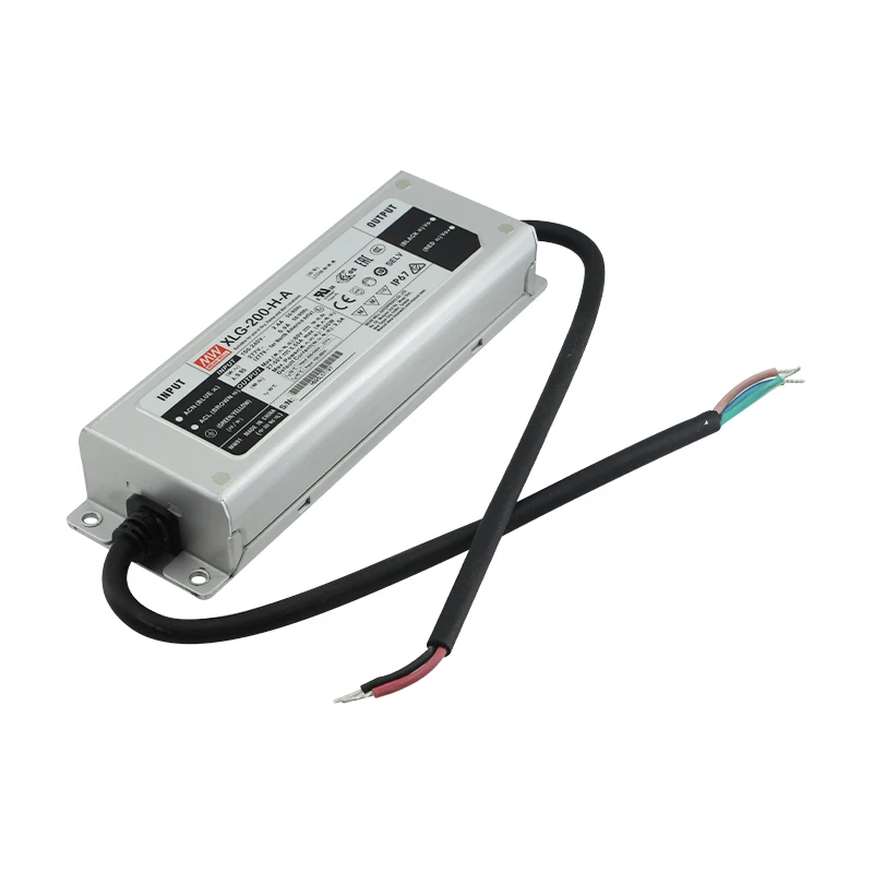 Meanwell XLG-240-H-A Constant Power 240W 27~56VDC IP67 led power supply 48v MEAN WELL  LED Transformer