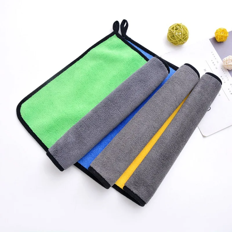 Полотенце из микрофибры 30x30, не автомобильное полотенце 500 gsm, полотенце из микрофибры для автомобиля 800 г/м2