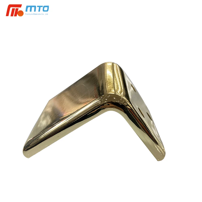 Wholesale Modern 140MM Brass Gold Color Metal Sofa Foot