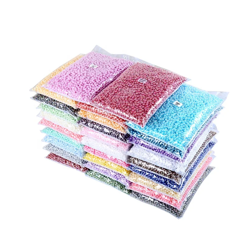 New Arrivals ABS Plastic Pearl 6mm 8mm 10mm Wholesale Loose Acrylic Beads with Hole